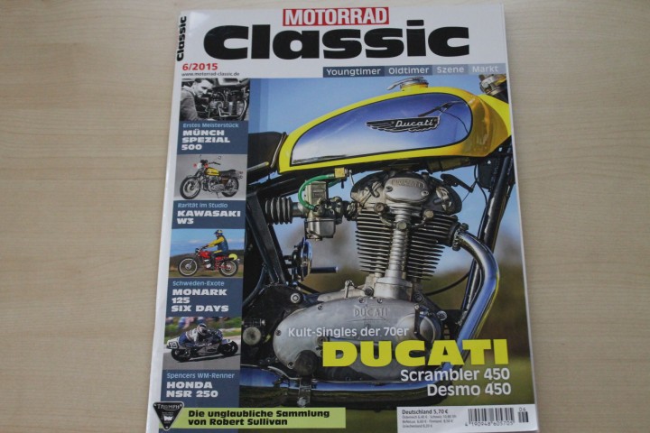 Deckblatt Motorrad Classic (06/2015)
